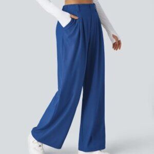 Halara Flex™ High Waisted Side Pocket Wide Leg Waffle Work Pants